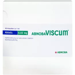 ABNOBAVISCUM Abietis 0,02 mg ampulės, 48 vnt