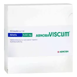 ABNOBAVISCUM Abietis 0,02 mg ampulės, 48 vnt