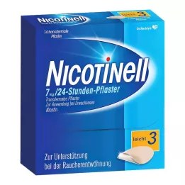 NICOTINELL 7 mg/24 val. pleistras 17,5 mg, 14 vnt