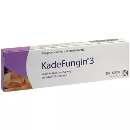 KADEFUNGIN 3 vaginalinės tabletės, 3 vnt