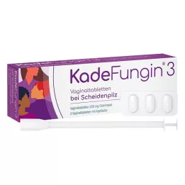 KADEFUNGIN 3 vaginalinės tabletės, 3 vnt