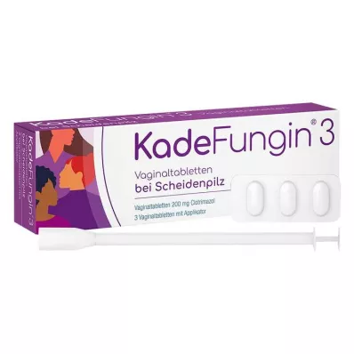 KADEFUNGIN 3 vaginalinės tabletės, 3 vnt