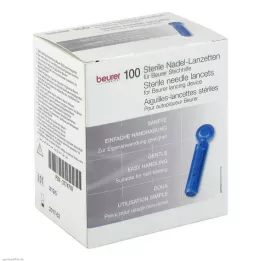 BEURER Adatos lancetės sterilios, 100 vnt