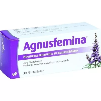 AGNUSFEMINA 4 mg plėvele dengtos tabletės, 30 vnt
