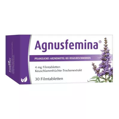 AGNUSFEMINA 4 mg plėvele dengtos tabletės, 30 vnt