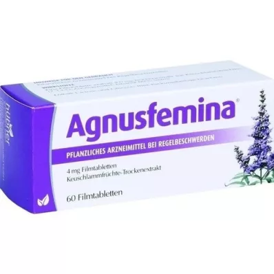 AGNUSFEMINA 4 mg plėvele dengtos tabletės, 60 vnt