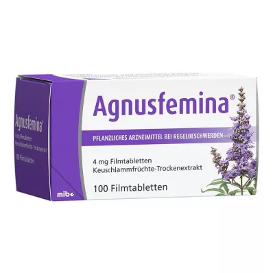 Agnusfemina 4 mg plėvele dengtos tabletės, 100 vnt Agnusfemina 4 mg plėvele dengtos tabletės, 100 vnt