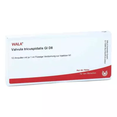 VALVULA tricuspidalis GL D 8 ampulės, 10X1 ml VALVULA tricuspidalis GL D 8 ampulės, 10X1 ml