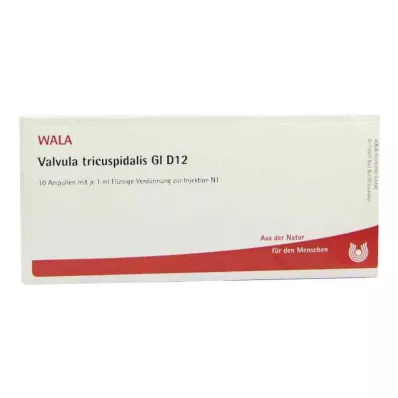 VALVULA tricuspidalis GL D 12 ampulių, 10X1 ml VALVULA tricuspidalis GL D 12 ampulių, 10X1 ml
