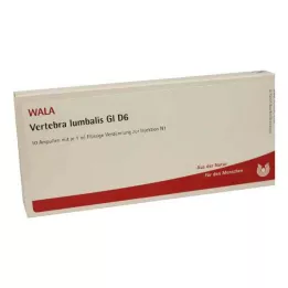 VERTEBRA lumbalis GL D 6 ampulės, 10X1 ml
