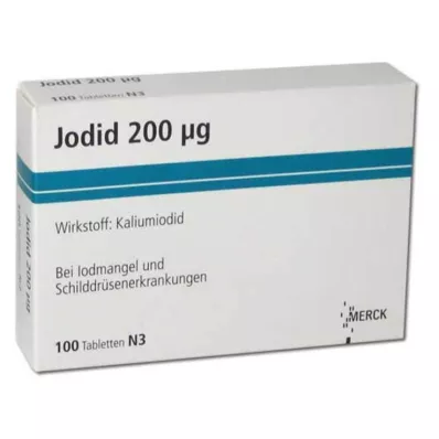Jodidas 200 tablečių, 100 vnt Jodidas 200 tablečių, 100 vnt