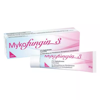 MYKOFUNGIN 3 Makšties kremas 2 %, 20 g