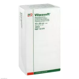VLIWASOFT Neaustiniai kompresai 10x20 cm nesterilūs 4l, 100 vnt