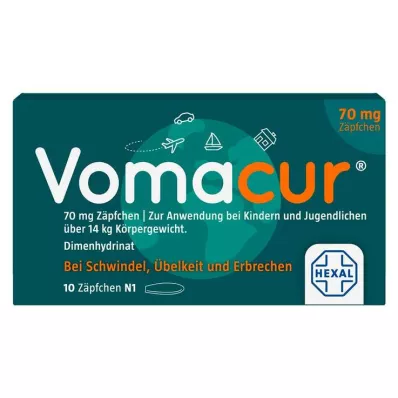 VOMACUR 70 žvakučių, 10 vnt VOMACUR 70 žvakučių, 10 vnt
