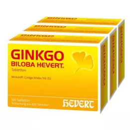 GINKGO BILOBA HEVERT Tabletės, 300 vnt