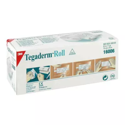 Tegaderm 3m tinkas 15cmx10m rulonas 16006 (1 vnt.) Tegaderm 3m tinkas 15cmx10m rulonas 16006 (1 vnt.)
