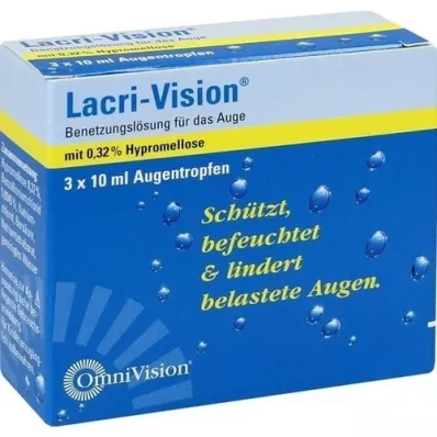 LACRI-VISION Akių lašai, 3X10 ml