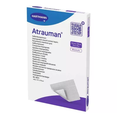 ATRAUMAN 7,5x10 cm sterilūs kompresai, 10 vnt