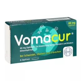 VOMACUR 40 žvakučių, 5 vnt