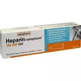 HEPARIN-RATIOPHARM 180 000 I.U. gelio, 100 g