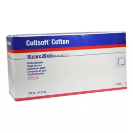CUTISOFT Medvilninis kompr.10x20 cm ster.8 kartus, 25X2 vnt