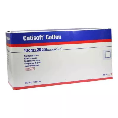 Cutisoft Cotton Compression 10x20cm sterilus 8 kartus (25x2 vnt.)