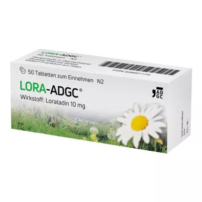 LORA ADGC Tabletės, 50 vnt