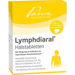 LYMPHDIARAL HALSTABLETTEN, 100 vnt