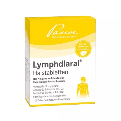 Limfdiaralinės gerklės pastilės, 100 vnt