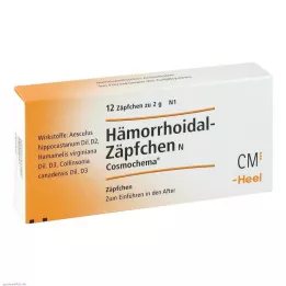 HÄMORRHOIDAL Žvakutė N Cosmochema, 12 vnt