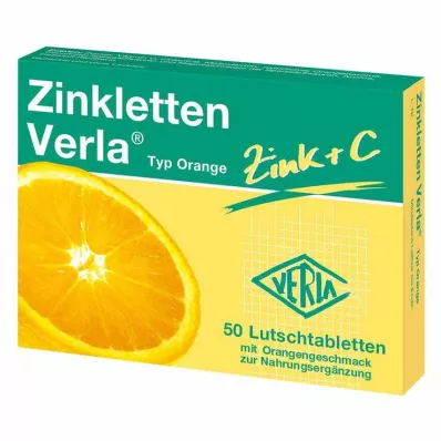 ZINKLETTEN Verla Orange Lozenges, 50 kapsulių