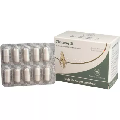 GINSENG SL Kietosios kapsulės, 50 vnt