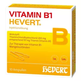 VITAMIN B1 HEVERT ampulės, 10 vnt