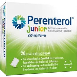 PERENTEROL Junior 250 mg milteliai, 20 vnt
