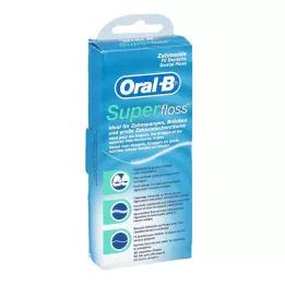 ORAL-B Dantų siūlas Superfloss, 1 vnt