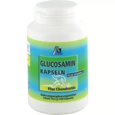 GLUCOSAMIN CHONDROITIN Kapsulės, 120 kapsulių