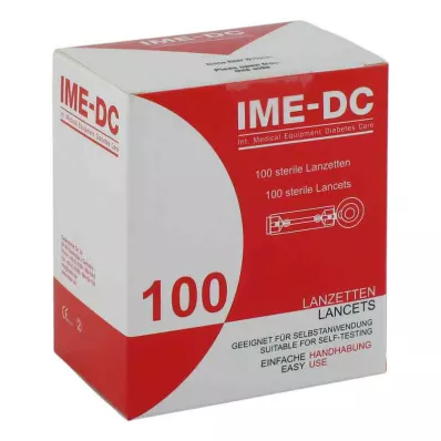 IME-DC Lancetės / adatos lansavimo prietaisui, 100 vnt IME-DC Lancetės / adatos lansavimo prietaisui, 100 vnt