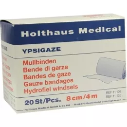 YPSIGAZE Marlės tvarstis 8 cmx4 m, 20 vnt