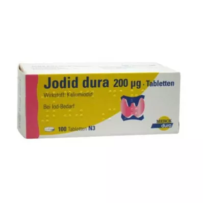 JODID dura 200 µg tabletės, 100 vnt