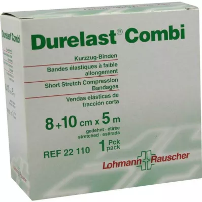 DURELAST Kombinuoti tvarsčiai 8 cmx5 m+10 cmx5 m, 2 vnt DURELAST Kombinuoti tvarsčiai 8 cmx5 m+10 cmx5 m, 2 vnt