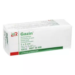 GAZIN Kompaktinė marlė 5x5 cm nesterili 8x Op, 100 vnt