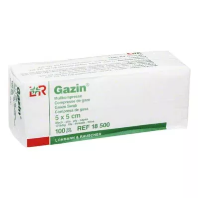 GAZIN Kompaktinė marlė 5x5 cm nesterili 8x Op, 100 vnt GAZIN Kompaktinė marlė 5x5 cm nesterili 8x Op, 100 vnt