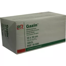 GAZIN Kompaktinė marlė 10x10 cm nesterili 16x op, 100 vnt