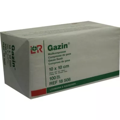GAZIN Kompaktinė marlė 10x10 cm nesterili 16x op, 100 vnt GAZIN Kompaktinė marlė 10x10 cm nesterili 16x op, 100 vnt