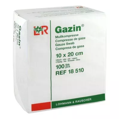 GAZIN Kompaktinė marlė 10x20 cm nesterili 12x op, 100 vnt