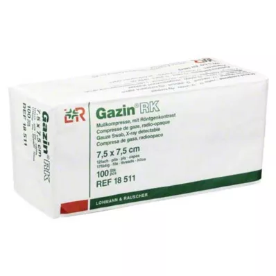 GAZIN Marlės komp. 7,5x7,5 cm nesterilios 12x RK, 100 vnt