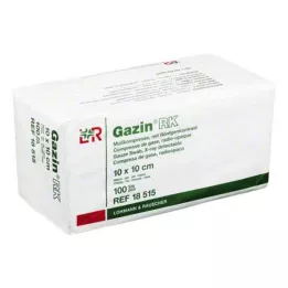 GAZIN Kompaktinė marlė 10x10 cm nesterili 16x RK, 100 vnt