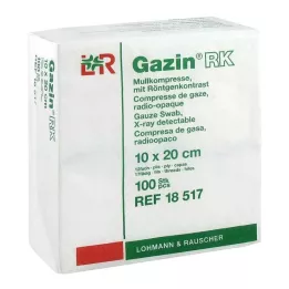 GAZIN Kompaktinė marlė 10x20 cm nesterili 12x RK, 100 vnt