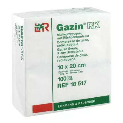 GAZIN Kompaktinė marlė 10x20 cm nesterili 12x RK, 100 vnt GAZIN Kompaktinė marlė 10x20 cm nesterili 12x RK, 100 vnt