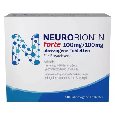 NEUROBION N forte dengtos tabletės, 100 vnt NEUROBION N forte dengtos tabletės, 100 vnt